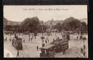 Lyon. Cours du midi et Place Carnot.