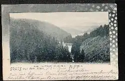 Brocken. Blick vom unteren Langeteich nach dem .