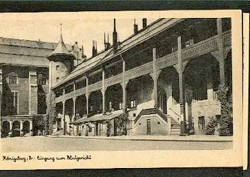 Königsberg i. Pr. Eingang zum Blutgericht.