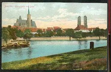 Breslau. Kreuzkirche und Dom.