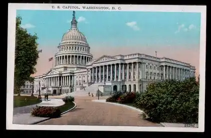 USA. Washington D.C. U.S. Capitol.