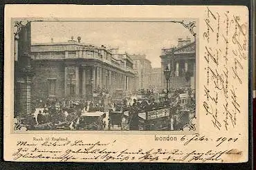 England. London. Bank of England.