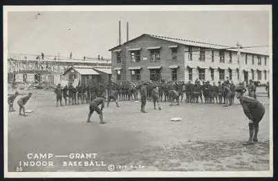 USA. Camp Geand. Indoor. Baseball.