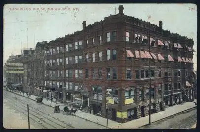 USA. Milwaukee. Wis. Plankinton House