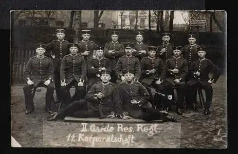 Soldatengruppe. II Garde Res. Regt.