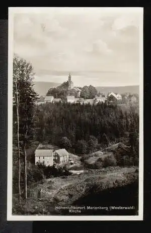 Marienberg Bad. Höhenluftkurort Westerwald. Kirche