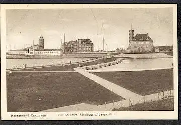 Cuxhaven. Am Seedeich, Spielbassin, Seepavillon