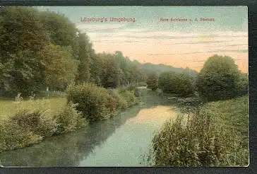 Lüneburg. Umgebung, Rote Schleuse an der Ilmenau