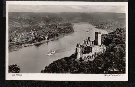 Am Rhein. Schloss Stolzenfels