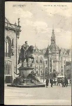 Bremen. Kaiser Wilhelm Denkmal