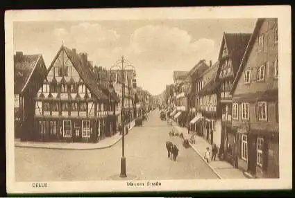 Celle. Mauern Strasse