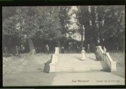 Bad Nenndorf. Kurpark mit der Freitreppe