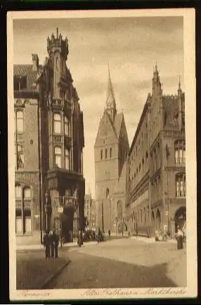 Hannover. Altes Rathaus und Marktkirche