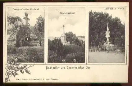 Sankelmarker See. Denkmäler am S.S. Österreichisches.