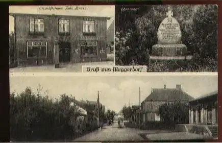 Meggerdorf. Gruss aus. Geschäftshaus Johs. Brase