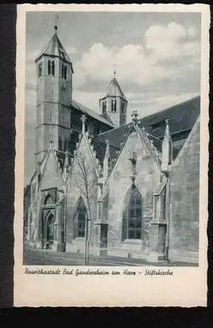 Bad Gandersheim. Roswithastadt am Harz. Stiftskirche