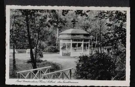 Bad Gandersheim. Harz. Solbad, Am Trinkbrunnen