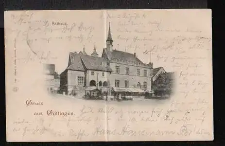 Göttingen. Gruss aus. Rathaus