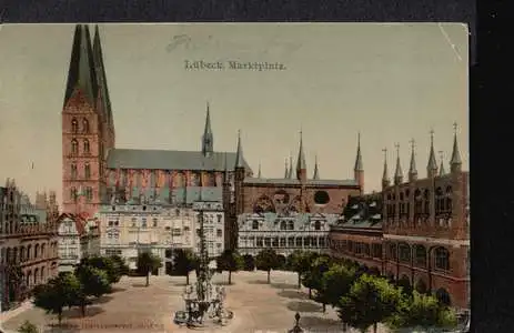 Lübeck. Marktplatz