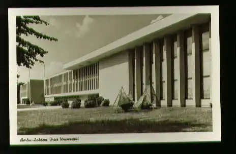 Berlin. Dahlem. Freie Universität