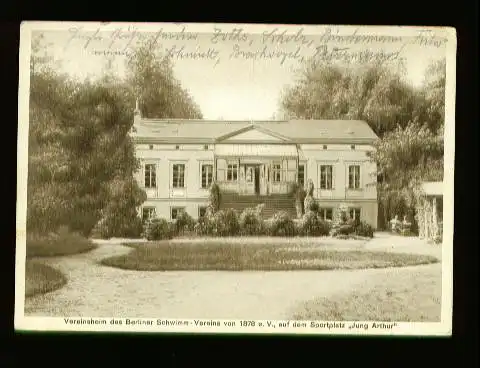 Berlin. Vereinheim des Berliner Schwimm Vereins