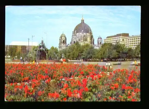 Berlin. Blick zum Palast der Republik und Dom