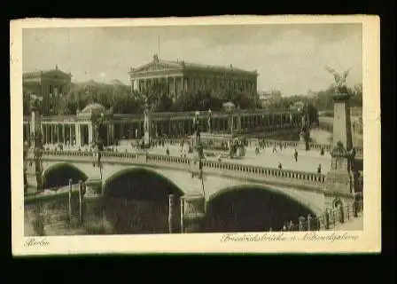 Berlin. Friedrichsbrücke u. Nationalgalerie