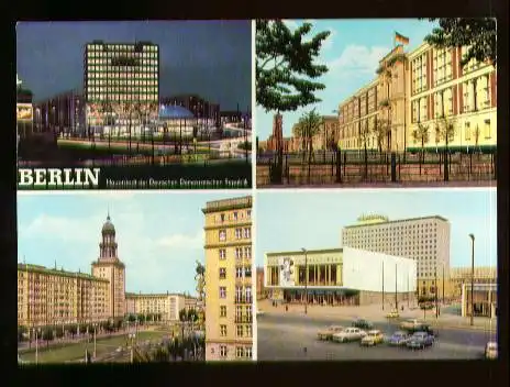 Berlin. Berlin Hauptstadt der DDR. Alexanderplatz