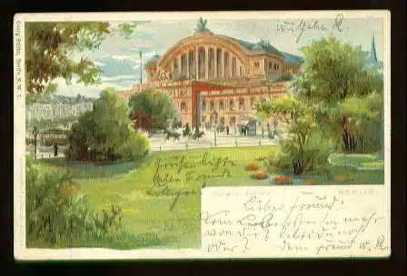 Berlin. Anhalter Bahnhof