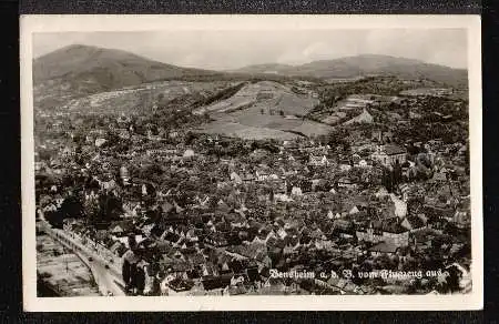 Bensheim. von Flugzeugen aus