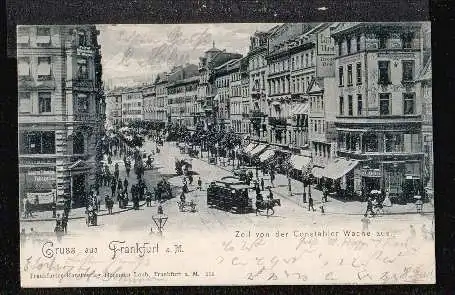 Frankfurt. Zeil von der Constabler Wache aus