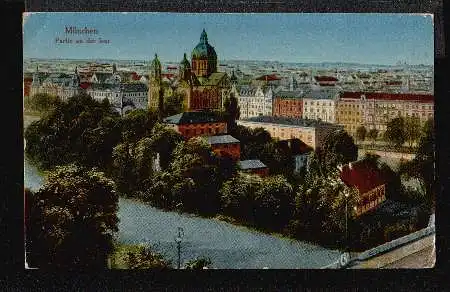 München. Partie an der Isar