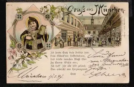 München. Gruss aus.