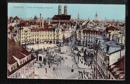 München. Total mit Karlstor Rondell