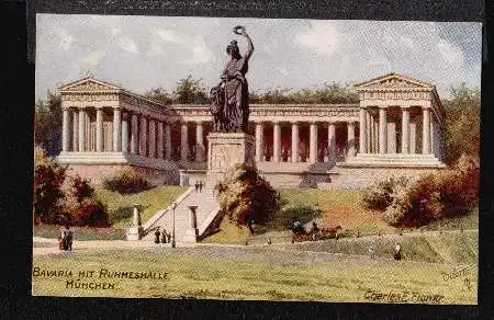 München. Bavaria mit Ruhmeshalle