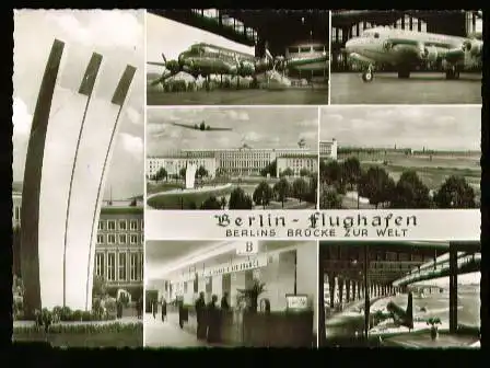 x00776; Berlin Flughafen. Berlins Brücke zur Welt.