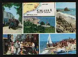 x01775; Calella de la Costa, Barcelona Espana. Aufnahmen des Ortschaf.