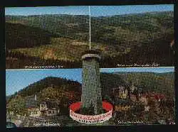 x01830; Lauenstein im Frankenwald. Aussichtsturm, Thüringer Warte.