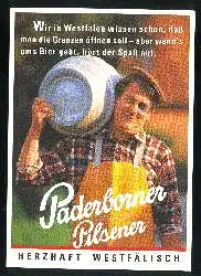 x03615; Paderborner Pilsner. Herzhaft westfälisch.