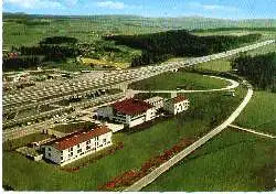 x04305; Weingartsgreuth. Autobahn Rasthaus Motel Steigerwald (Südseite).