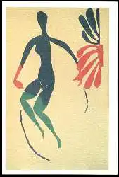 x05425; Henri Matisse. Nu bleu aux bas verts, 1952.
