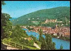 x06393; Heidelberg. Blick vom Philisophenweg.