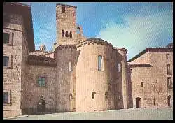 x06506; Real Monasterio de Leyre, YESA Navarra. Fasade der Absides.
