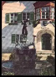 x06741; St. Gilgen. Mozartbrunnen.