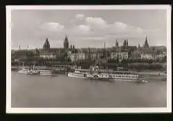 x07365; Mainz Blick auf die Dampferanlegestelle.