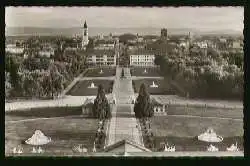 x07529; Karlsruhe. Blick vom Schloss zum Schwarzwald.