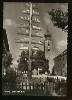 x07888; GRASSAU im Chiemgau. Oberbayerischer Maibaum.