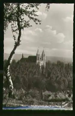 x07982; Schwandorf in Bayern. Die wiedererbaute Wallfahrtskirche Kreuzberg.