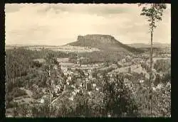 x08773; Königstein. Sächs. Schweiz. Blick zum Lilienstein.