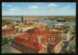 x09104; KIEL, Blick auf Stadt und Hafen.